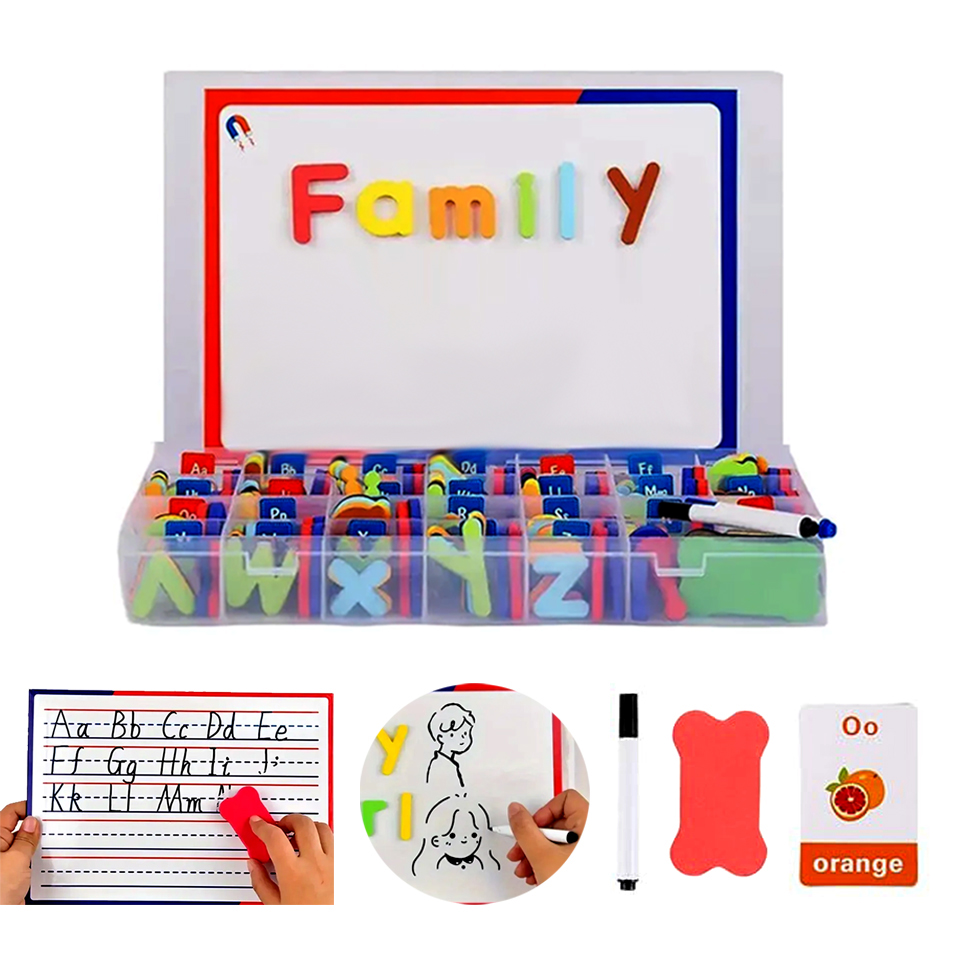 letras magneticas con pizzara