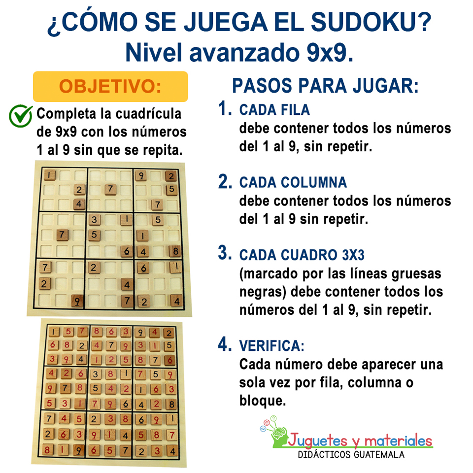sudoku nivel avanzado 9x9